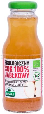 Ekowital Sok Jabłkowy 100 % Bio 250 Ml
