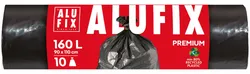 Worki na śmieci ALUFIX Profi, LDPE, 160l, 10 szt., czarne