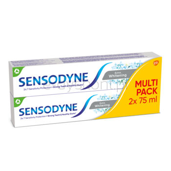 Sensodyne Extra Whitening pasta do zębów wybielająca 2x75 ml