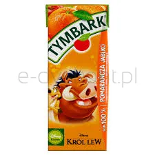 Tymbark Sok 100% pomarańcza jabłko 200 ml