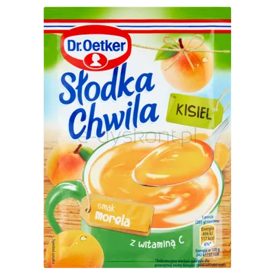 Dr.Oetker Słodka Chwila Kisiel Morelowy 30G