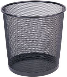 Q-Connect Kosz Na Śmieci Office Set Metalowy 12L Czarny