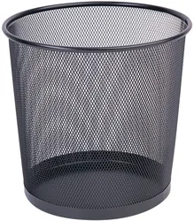 Kosz Na Śmieci Q-Connect Office Set Metalowy 12L Czarny