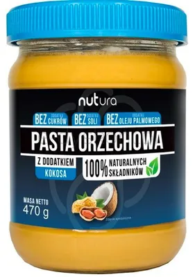 Pasta Orzechowa Z Dodatkiem Kokosa 470 G