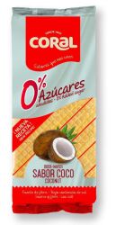Coral Wafle Z Kremem Kokosowym Bez Dodatku Cukru 150 G