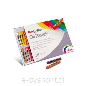 Pentel Pastele olejne w 36 kolorach, PHN-36