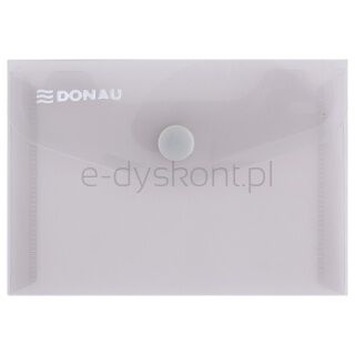 Donau Teczka kopertowa zatrzask, PP, A7, 180mikr., dymna