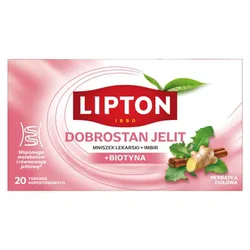 Lipton Herbata Ziołowa Dobrostan Jelit 20 Tb