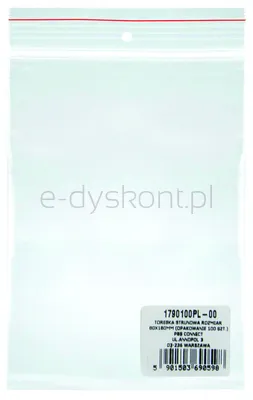 Torebka Strunowa Office Products, Ldpe, 80X180Mm, 100Szt., Transparentna