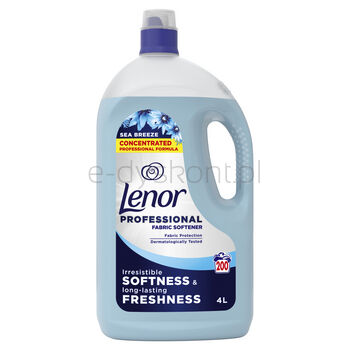 Lenor Płyn zmiękczający Do Płukania Tkanin  Professional Sea Breeze 4L