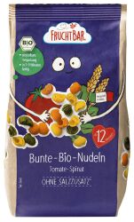 Fruchtbar Makaron z pszenicy durum z pomidorami i szpinakiem po 12 miesiącu BIO 300 g