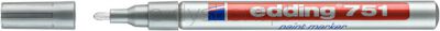 Edding Marker Olej owy E-751 1-2 Mm, Srebrny 