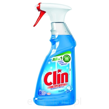 Clin Płyn Do Mycia Szyb Windows Glass Crystal 500 Ml