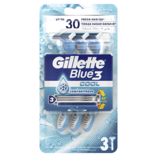 Gillette Blue3 Cool Maszynka Jednorazowa Z 3 Ostrzami 