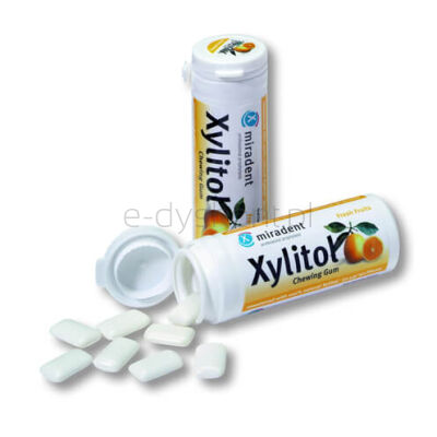 Miradent Guma do żucia - owocowa 30szt, 30g