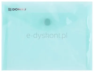 Teczka Kopertowa Donau Zatrzask, Pp, A6, 180Mikr., Zielona