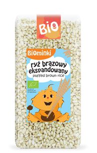 Ryż Brązowy Ekspandowany Bio 75 G - Biominki [BIO]