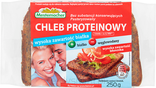 Mestemacher Chleb Proteinowy 250 G