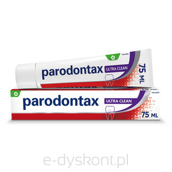 Parodontax Ultra Clean Pasta do zębów na krwawiące dziąsła z fluorem, 75 ml