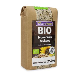 Słonecznik Łuskany Bezglutenowy Bio 250 G - Naturavena [BIO]