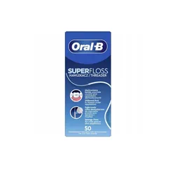 Oral-B Super Floss Nić dentystyczna 50 odmierzonych odcinków