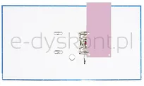 Donau Przekładki Karton 1/3 A4, 235X105Mm, 100Szt., Jasnoróżowe  - 4