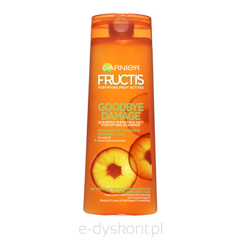 Garnier Fructis Goodbye Damage Szampon Wzmacniający Do Włosów Bardzo Zniszczonych 400 Ml