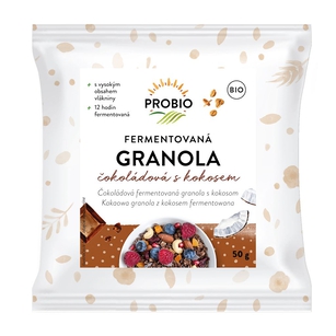 Granola Czekoladowa Z Kokosem Fermentowana Bio 50 G - Probio [BIO]