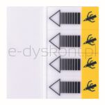 Q-Connect Zakładki Indeksujące Sign-Here, Pp, 20X45Mm, 4X40 Kart.  - 2