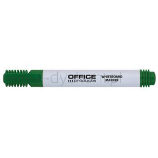 Office Products Marker do tablic okrągły, 1-3mm (linia), zielony [BIURO]