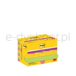 Post-It Karteczki Samoprzylepne Super Sticky, 47,6X47,6Mm, 12X90 Kart., Paleta Carnival  - 2