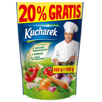 Kucharek Przyprawa Do Potraw 500G+20% 