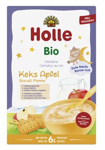 Kaszka Zbożowa Mleczna Ciasteczkowo - Jabłkowa Bez Dodatku Cukrów Od 6 Miesiąca Bio 250 G - Holle [BIO]