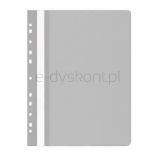Office Products Skoroszyt, PP, A4, miękki, 100/170mikr., wpinany, szary