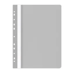 Office Products Skoroszyt, PP, A4, miękki, 100/170mikr., wpinany, szary