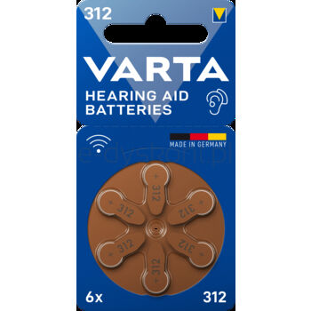 Varta Baterie Do Aparatów Słuchowych 312 6Szt.