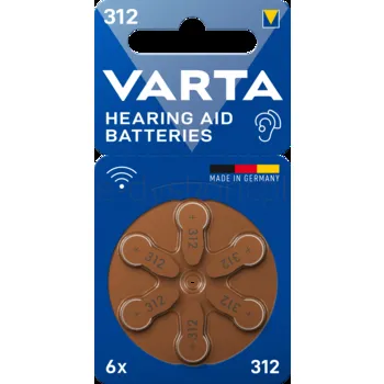 Varta Baterie Do Aparatów Słuchowych 312 6Szt.