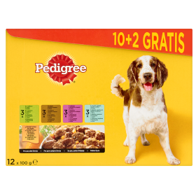 Pedigree Adult kurczak, jagnięcina, drób, wołowina 12x100g*4