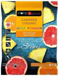 Pure & Good Cukierki Multivitamin Ze Stewią B/C 50G