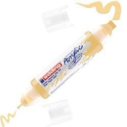 Edding Marker Akrylowy 3D E-5400 podwójny, 2-3 mm, 5-10 mm, żółty pastelowy