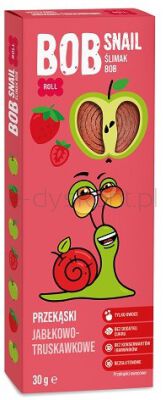 Bob Snail Przekąska jabłkowo-truskawkowa 30g