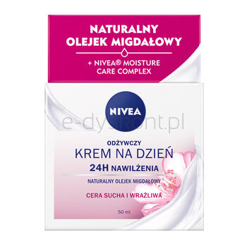 Nivea 24H Booster Nawilżenia + Odżywienie Bogaty Krem Na Dzień Cera Sucha I Wrażliwa 50 Ml