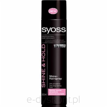 Syoss Lakier Do Włosów Shine Hold 300 Ml