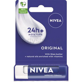 Nivea pomadka do ust Pielęgnująca   Original Care 4,8 g