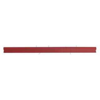 Donau Listwa zaciskająca, PVC, A4, 8mm, do 80 kartek, czerwona