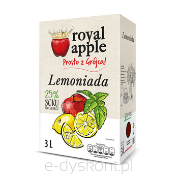 Lemoniada cytryna - mięta 3l Royal Apple