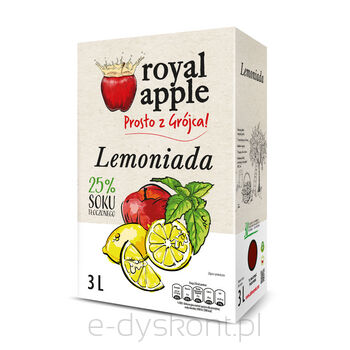 Lemoniada cytryna - mięta 3l Royal Apple