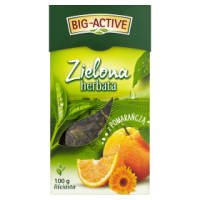 Big-Active Herbata Zielona Z Pomarańczą 100G