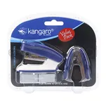 Zszywacz KANGARO Trendy-45M/Z3 + zszywki i rozszywacz, zszywa do 15 kartek, blister, mix kolorów - 2
