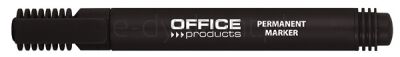 Office Products Marker permanentny okrągły, 1-3mm (linia), czarny [BIURO]